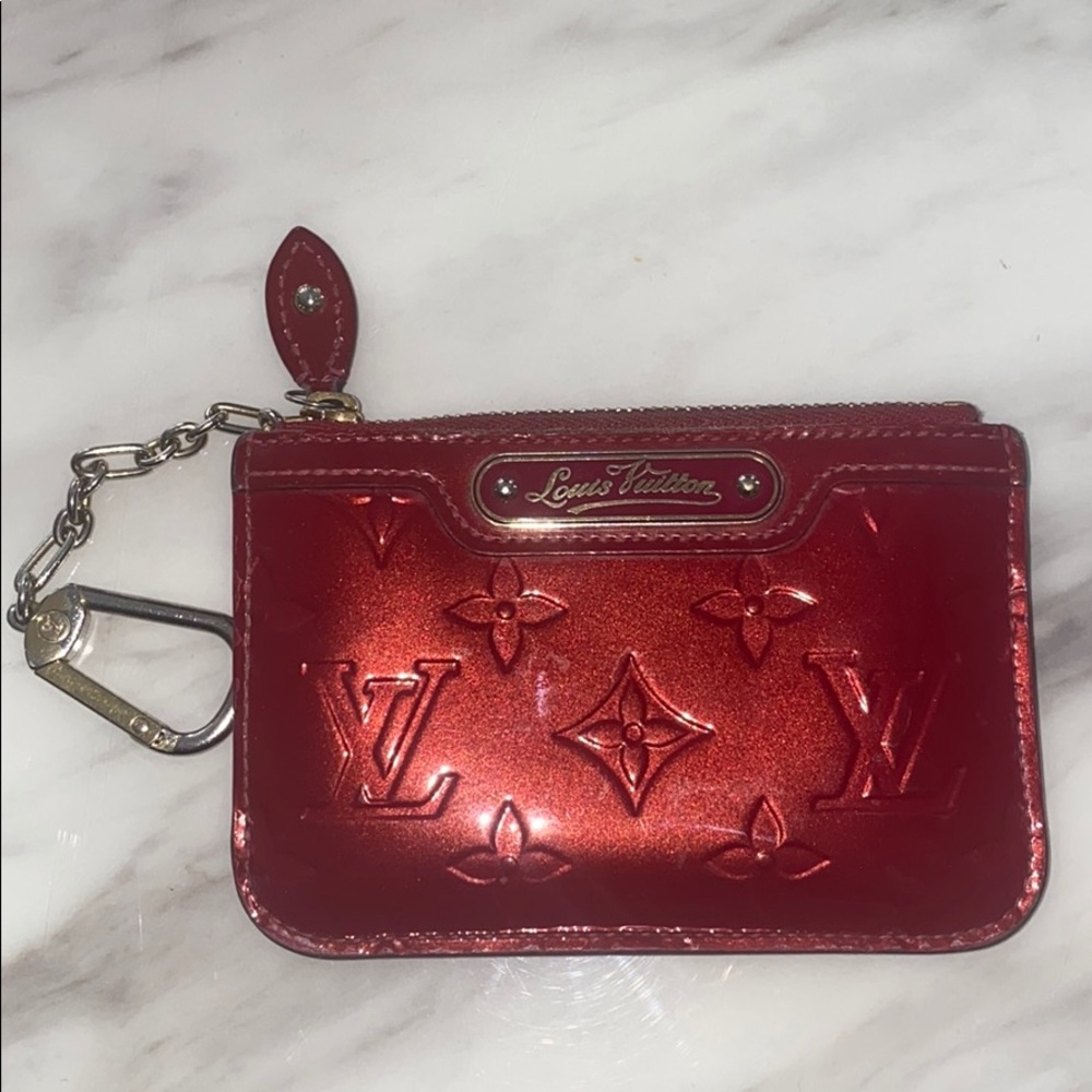 Louis Vuitton Red Vernis KEYPOUCH